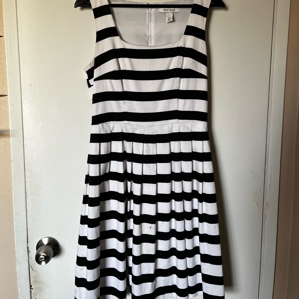 Black & White Striped Dress